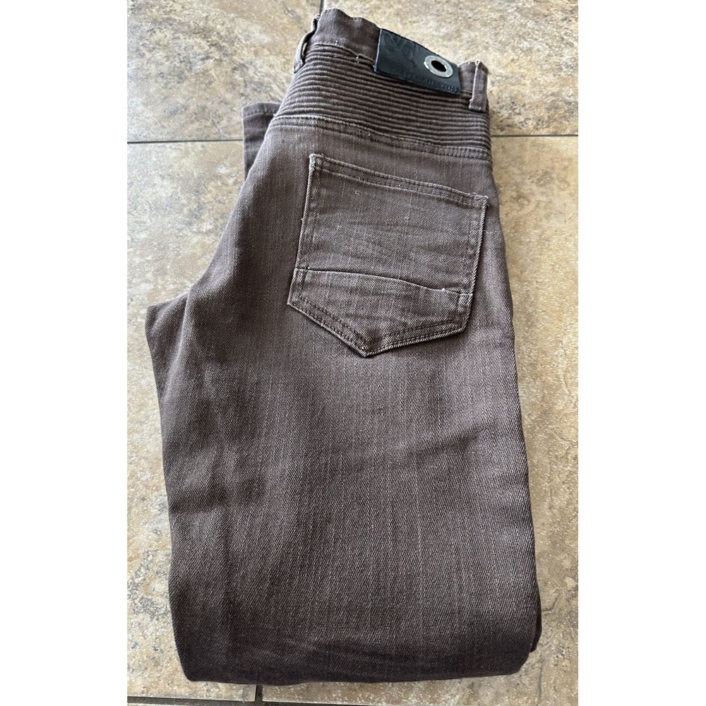 Beat & Rhythm Jeans Mens 30X30 Brown Premium Demin Fit 28X29